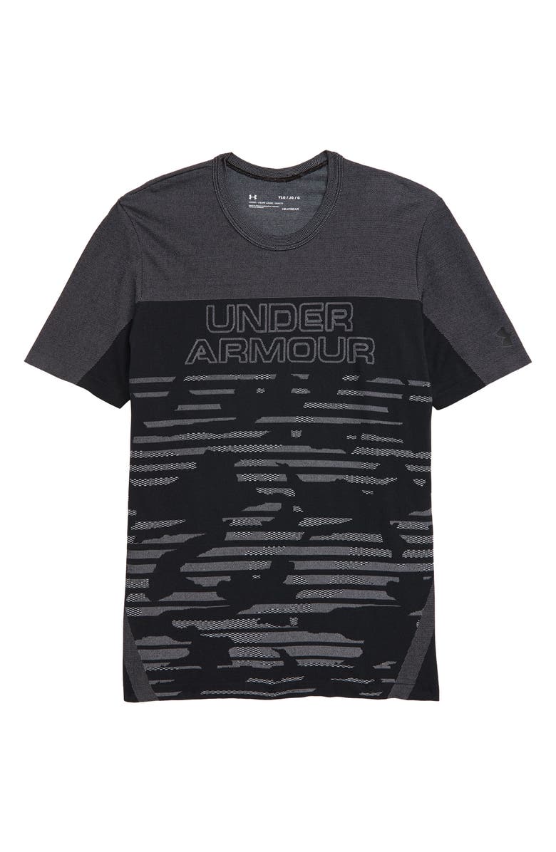 Under Armour Seamless HeatGear<sup>®</sup> Graphic Tee, Main, color, 