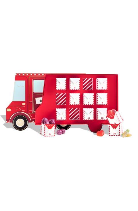 12-Piece North Pole Post Candy Tasting Collection Advent Calendar