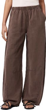 AllSaints Jett Wide Leg Pull-On Pants