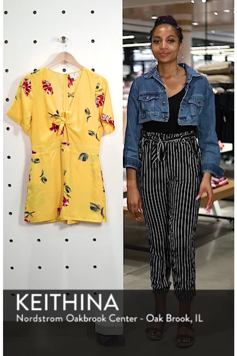 Tie Front Romper video