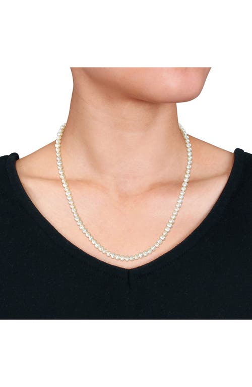 Delmar Cultured Freshwater Pearl Necklace In Gold
