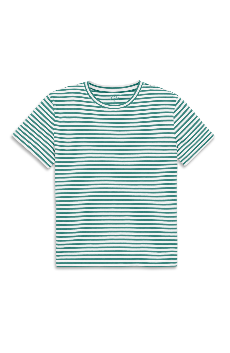 Primary Adult Easy Crewneck Stripe Tee, Main, color, 