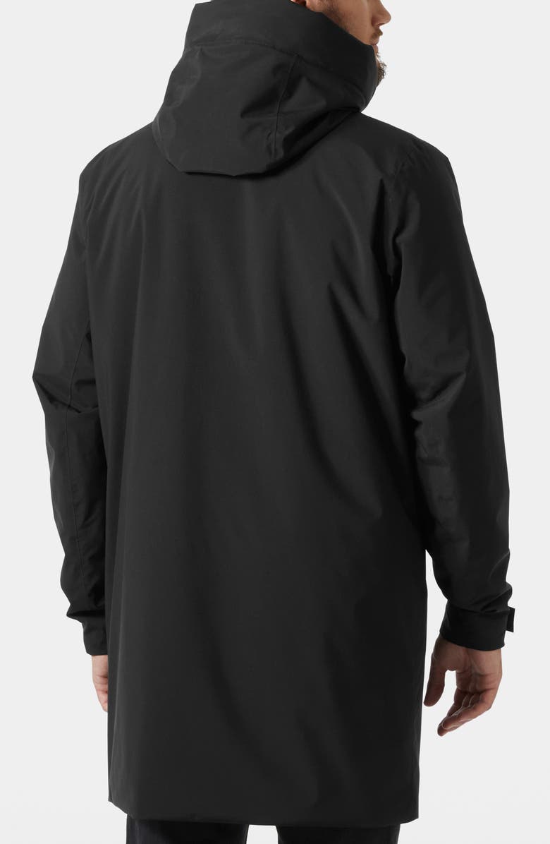 Helly Hansen Munich Waterproof Insulated Raincoat, Alternate, color, Black