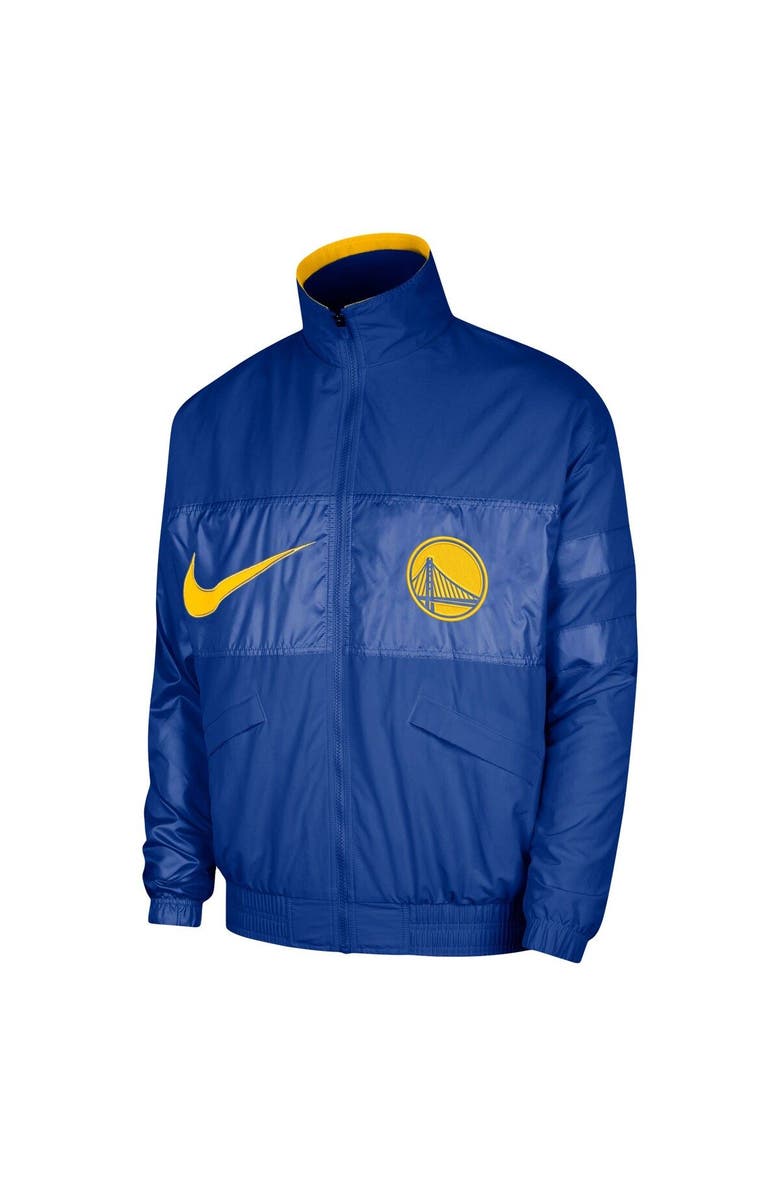 Nike Men's Nike Royal Golden State Warriors Courtside Versus Capsule Full-Zip Jacket, Alternate, color, Royal