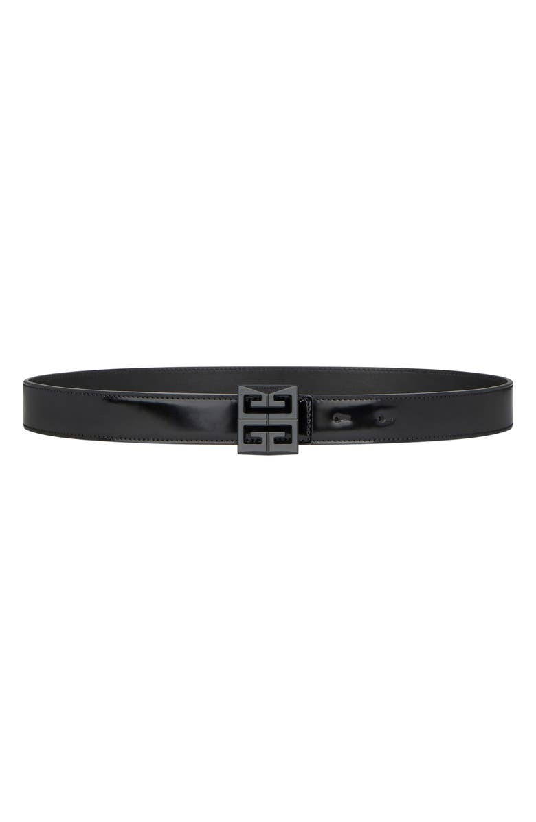 Givenchy 4G Buckle Reversible Leather Belt, Alternate, color, 