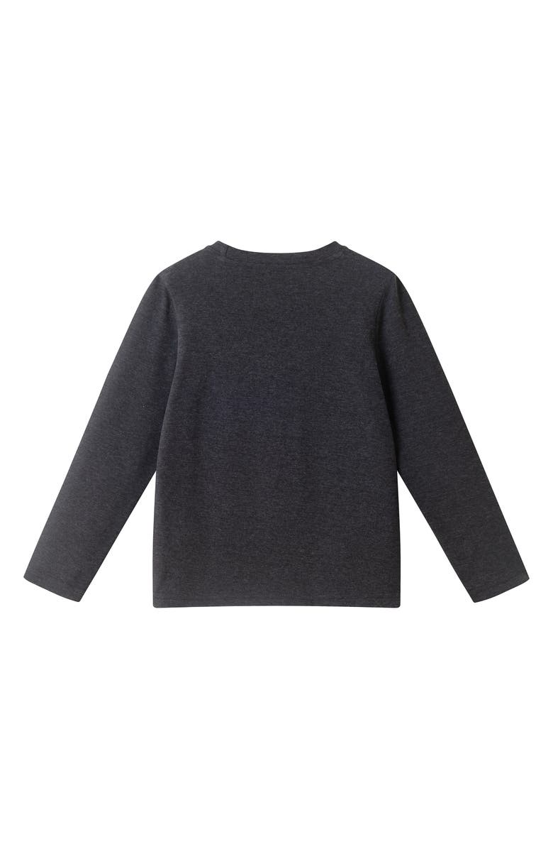 Andy & Evan Kids' Burger Long Sleeve Graphic T-Shirt, Alternate, color, Navy Burger