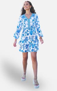 Yumi Floral Beach Tunic Dress