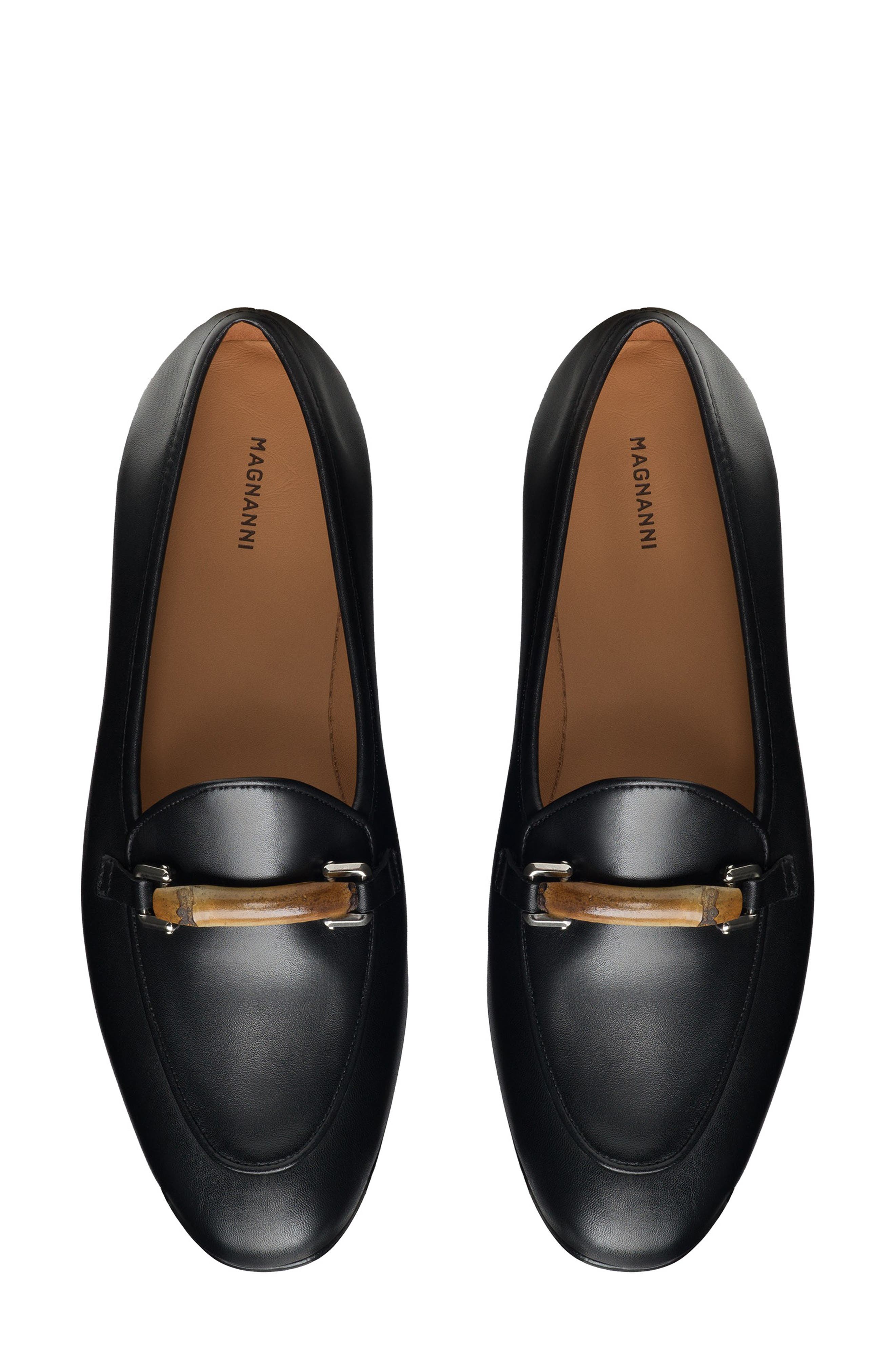 Magnanni Sienna Luck Loafer, Alternate, color, Black