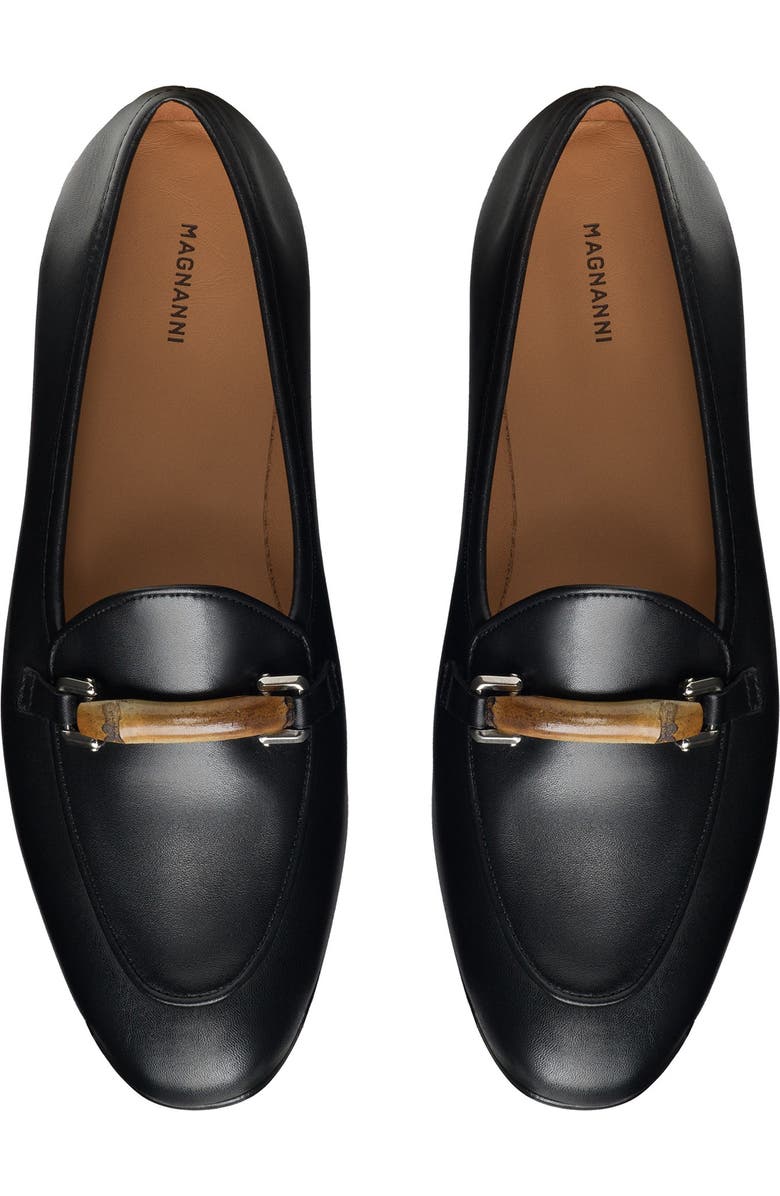 Magnanni Sienna Luck Loafer, Alternate, color, Black