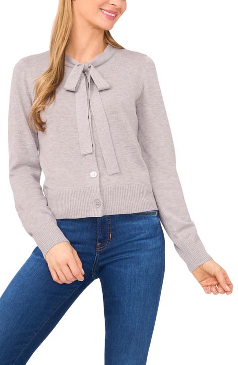 Tie Neck Cardigan