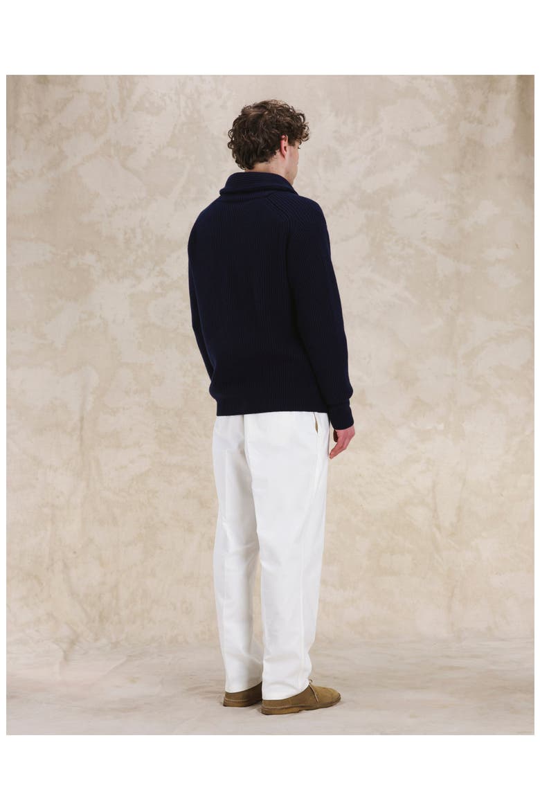 Stoke Cashmere Cardigan, Alternate, color, Dark Blue