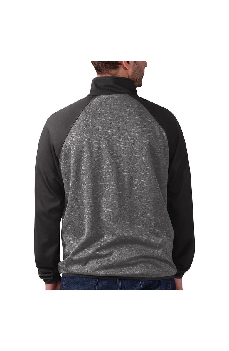 MSX BY MICHAEL STRAHAN Men's MSX by Michael Strahan Gray/Black Washington Commanders Runners Raglan Full-Zip Track Jacket, Alternate, color,