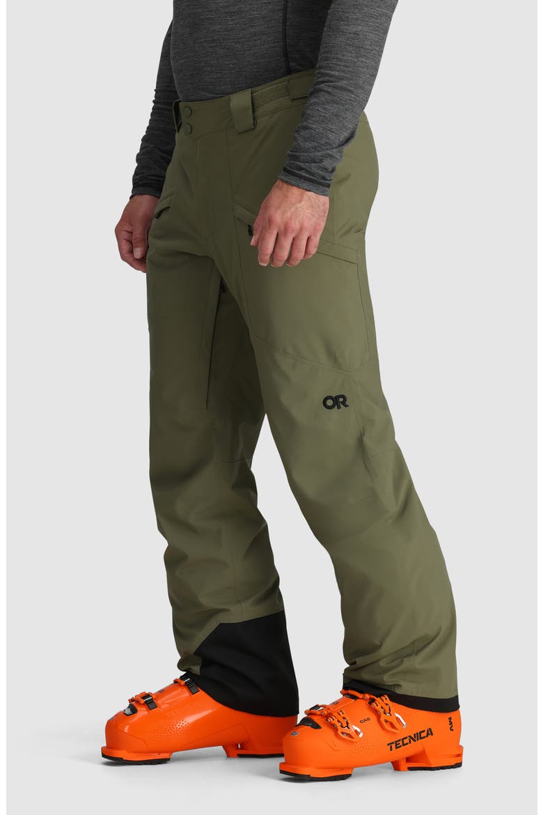 Snowcrew Recycled Polyester Blend Snow Pants, Alternate, color, RANGER GREEN