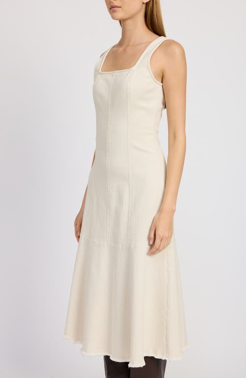En Saison Women's Gwendolyn Denim Midi Dress In Off White