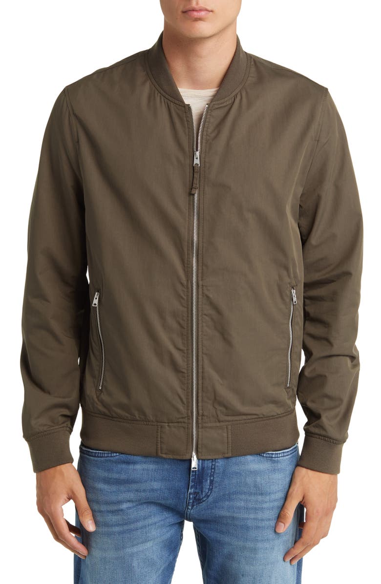 AllSaints Udan Slim Fit Bomber Jacket, Alternate, color,