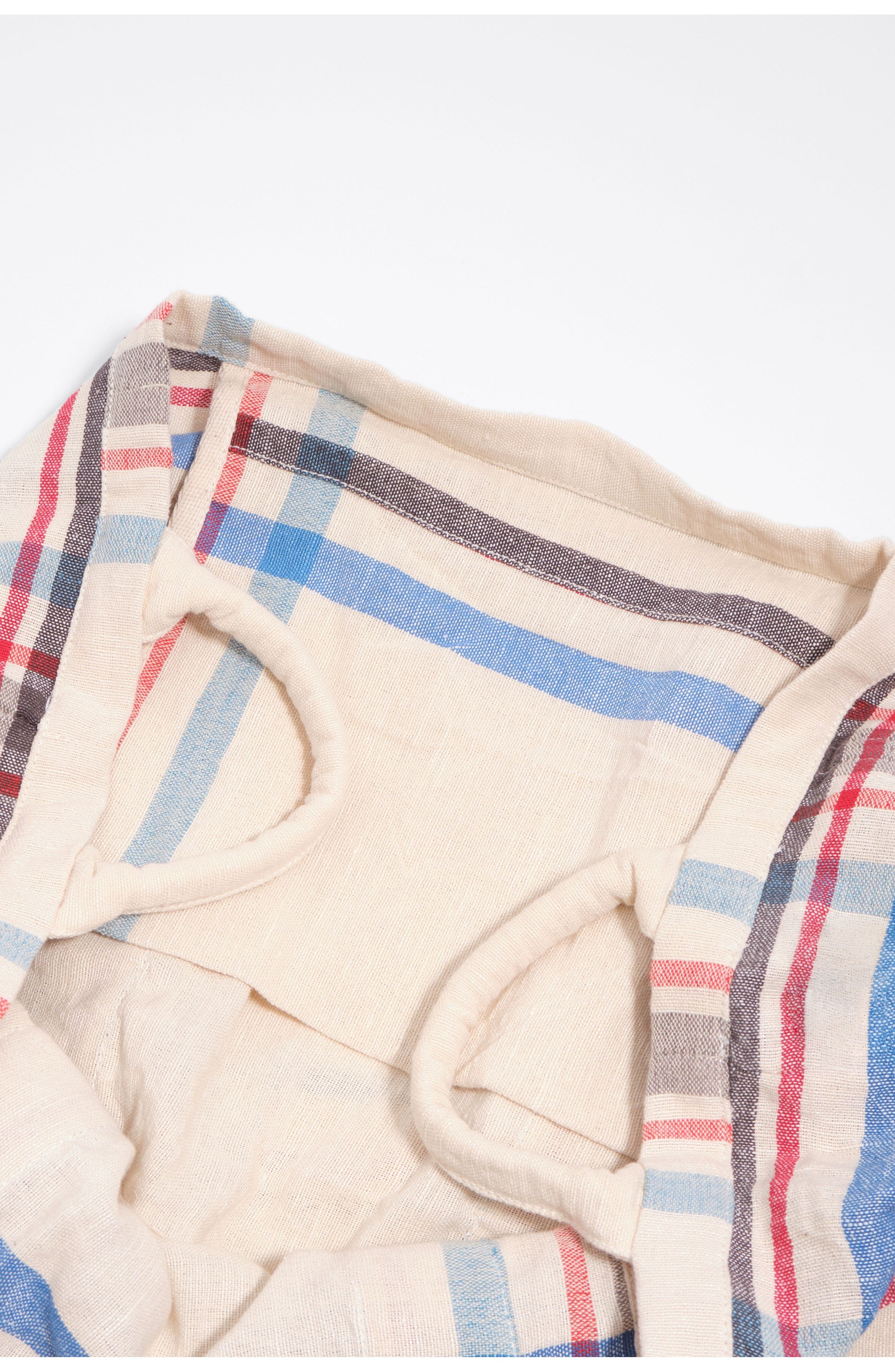 Bimba y Lola Linen Maxi Bag, Alternate, color, Ecru