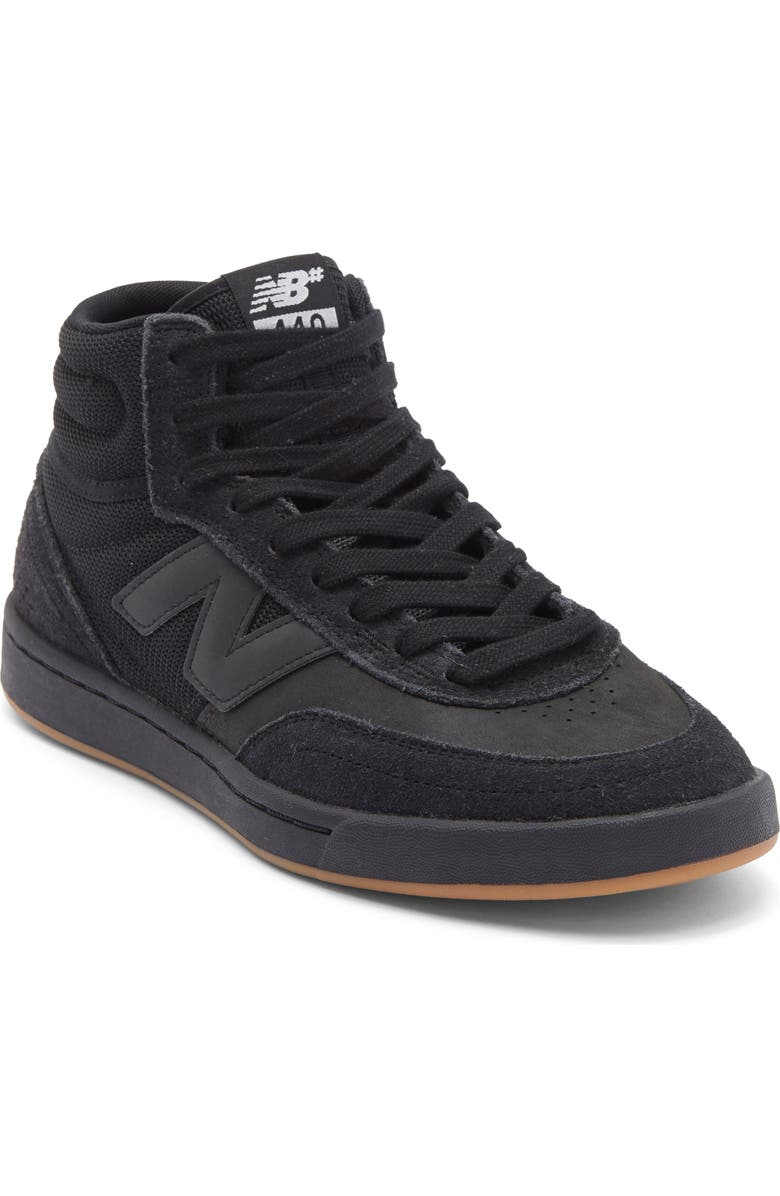 New Balance Numeric 440 High V2 Sneaker, Main, color, Black/ Gum