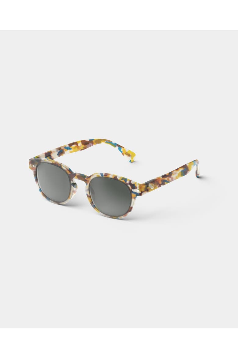 #C 41mm Square Sunglasses, Alternate, color, Blue Tortoise