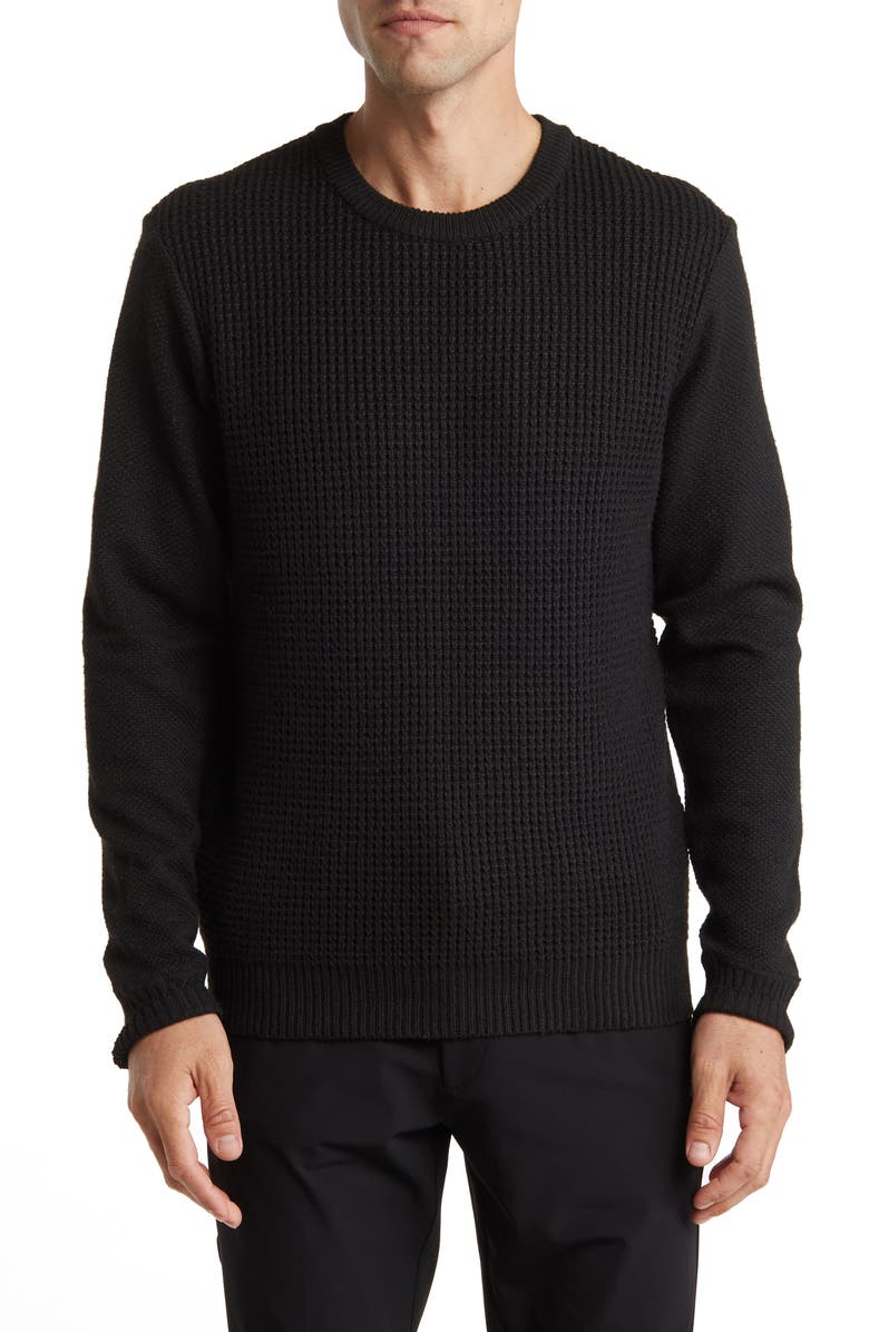 Buffalo Jeans Wariner Mix Yarn Flat Knit Crewneck Sweater, Main, color, 