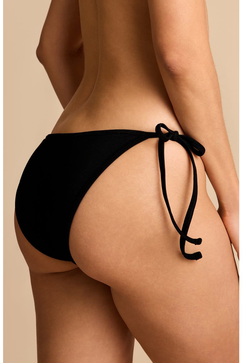Cheeky String Bikini, Alternate, color, Black
