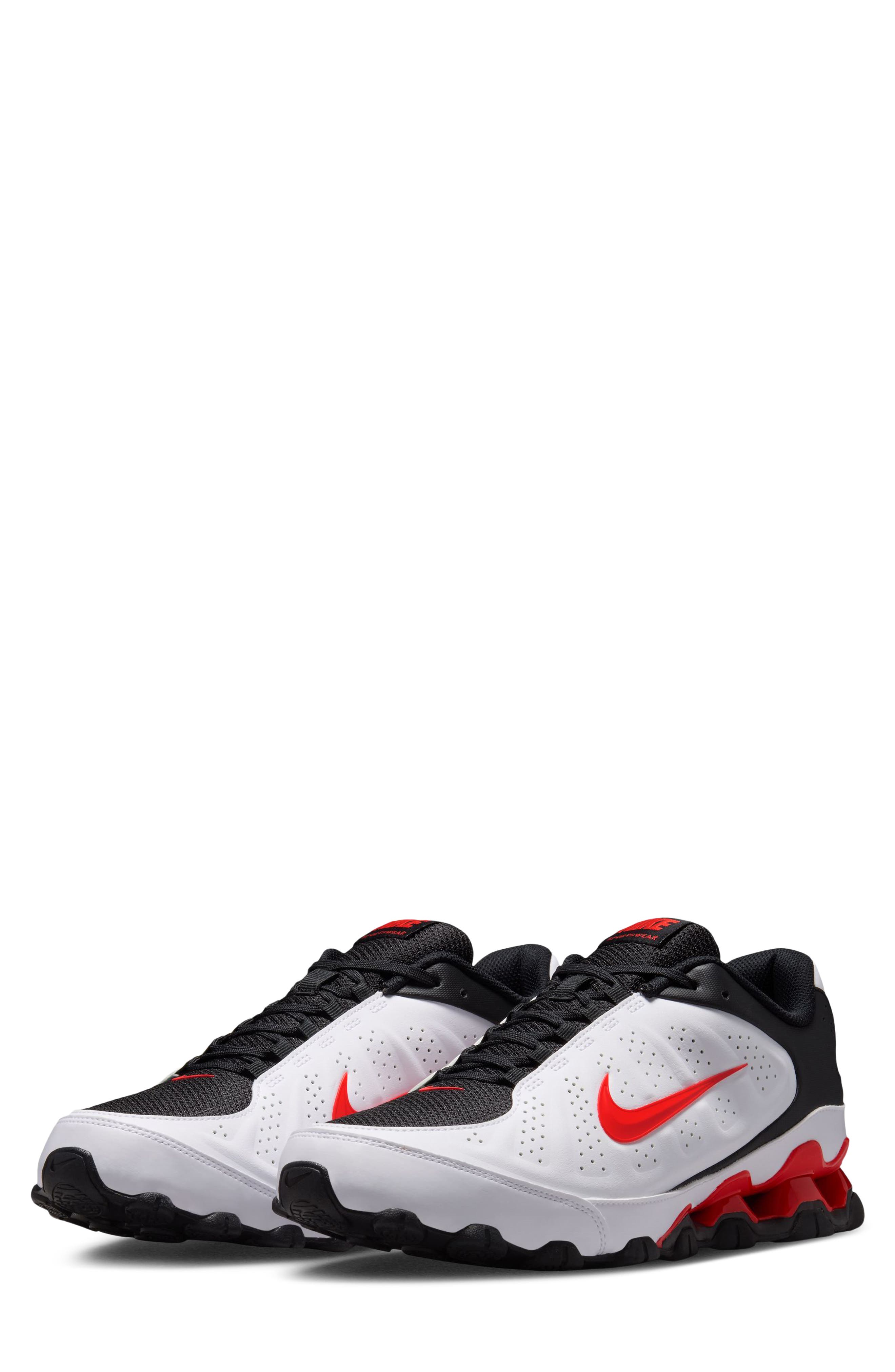 Reax 8 TR Training Shoe, Main, color, 103 WHITE/UNVRED