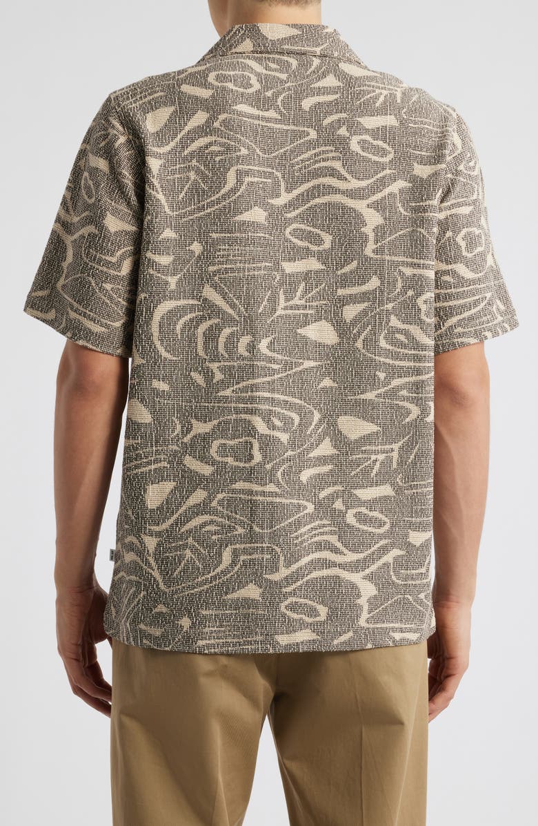 NN07 Julio 3420 Bouclé Jacquard Camp Shirt, Alternate, color,