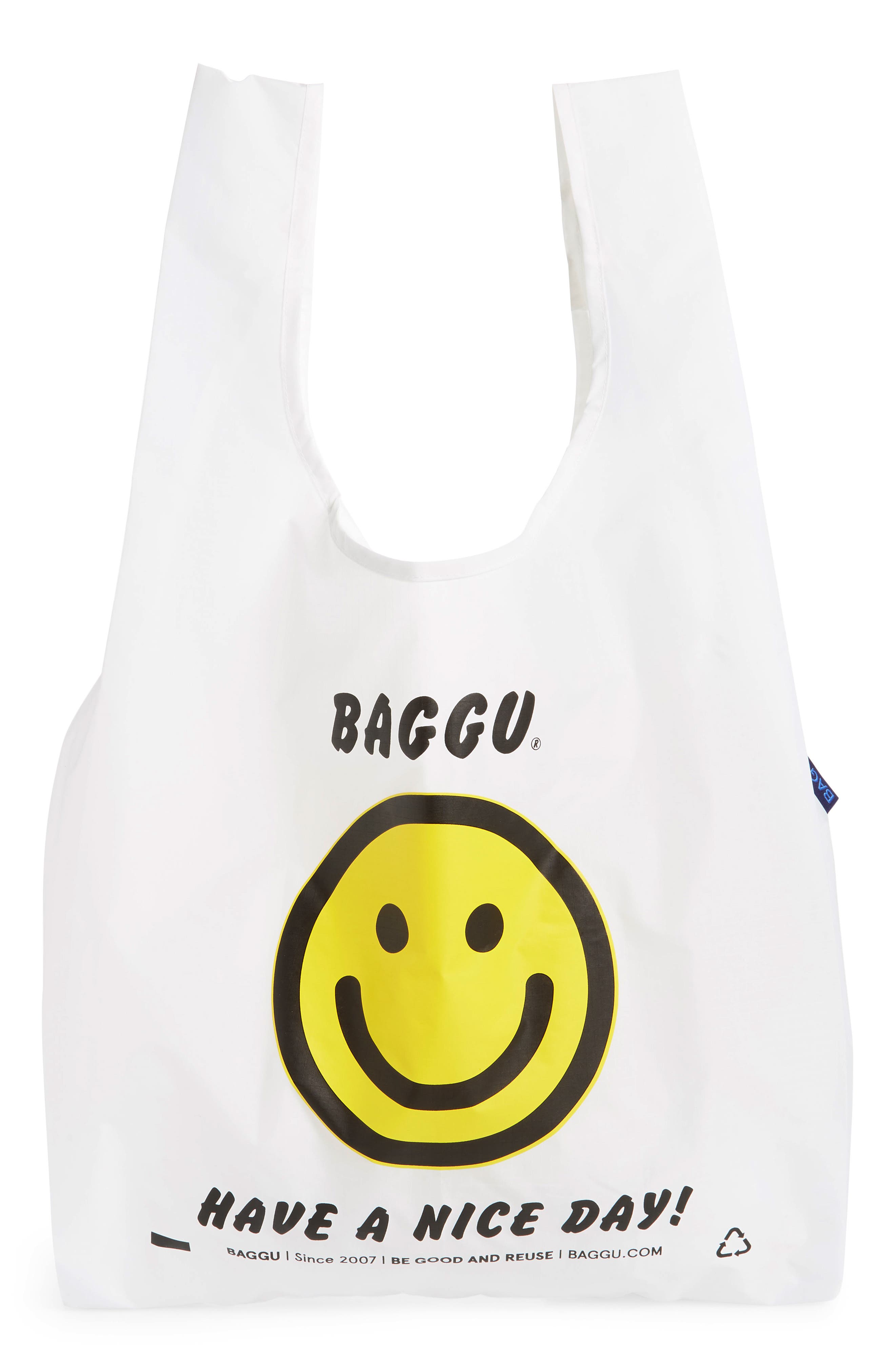 Baggu <sup>®</sup> Standard Baggu Printed Ripstop Nylon Tote, Main, color, 