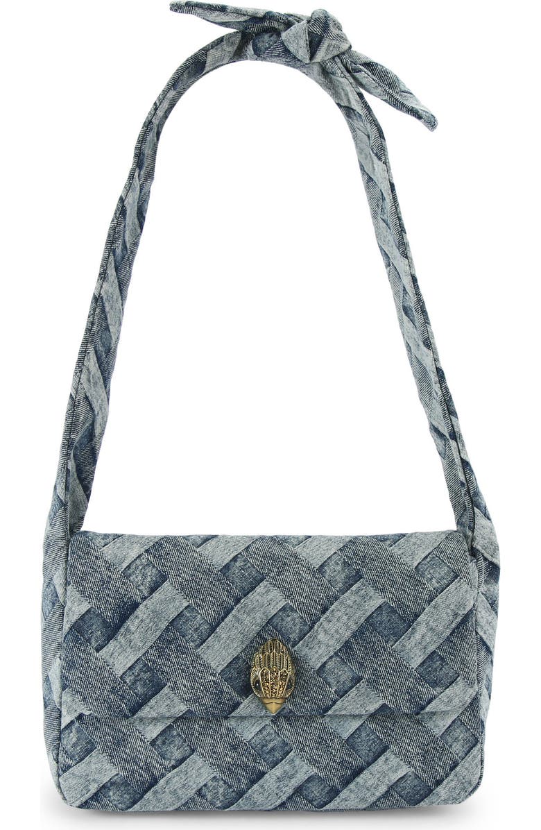 Kurt Geiger London Kensington Knot Shoulder Bag, Main, color, Navy