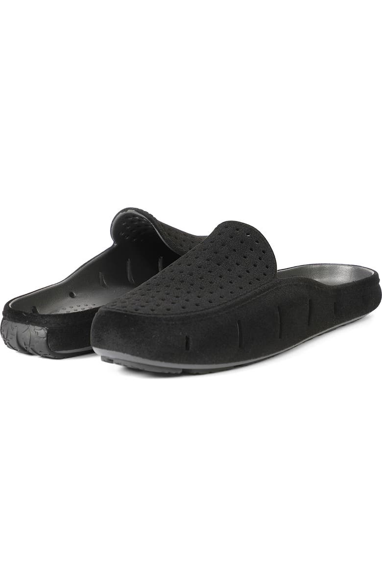 FLOAFERS Sunset Slide Mule, Alternate, color, Black Vegan Suede