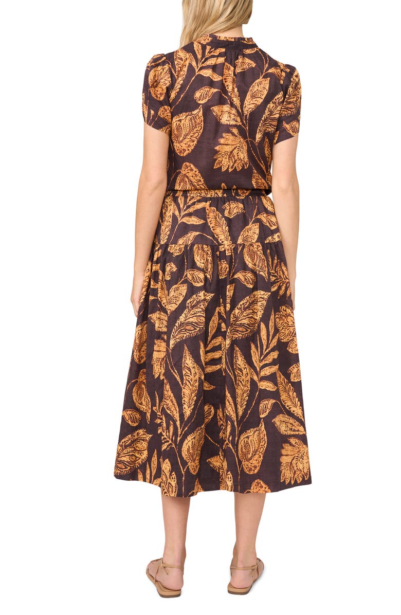 Halogen<sup>®</sup> Tiered Cotton Midi Skirt, Alternate, color,