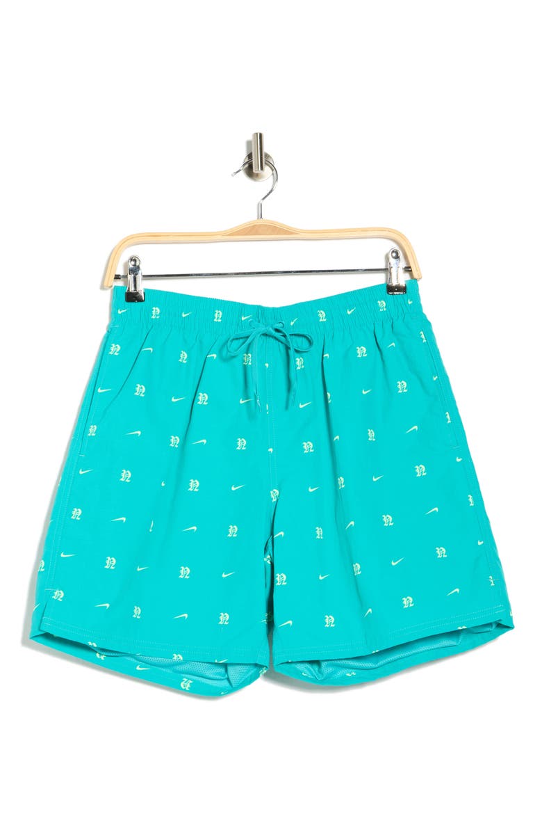 7-Inch Volley Swim Trunks, Alternate, color, DUSTY CACTUS