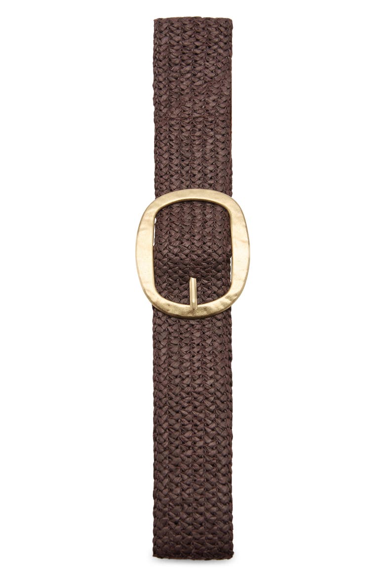 Natural Fiber Belt, Alternate, color, CHOCOLATE