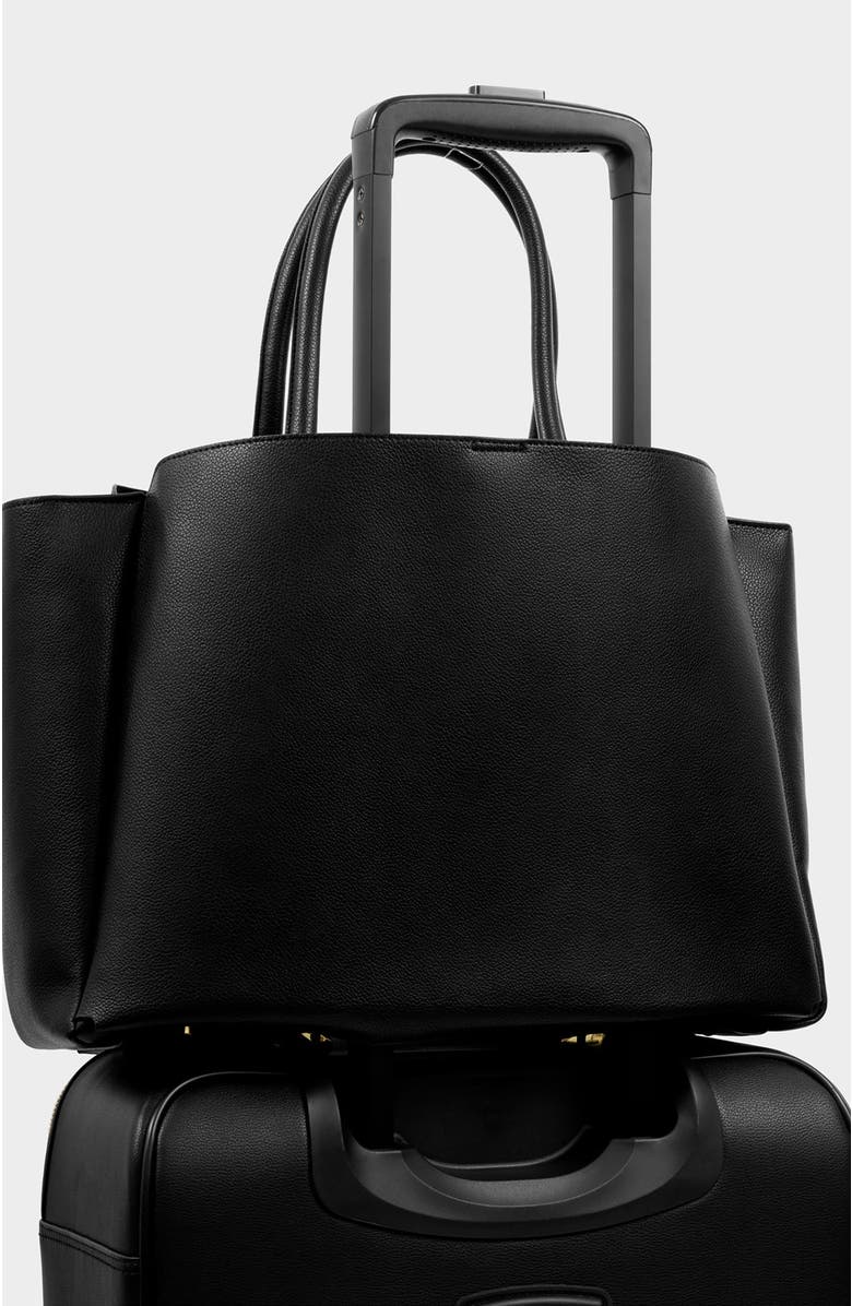 Katie Loxton Maddie Work Tote Bag, Alternate, color, Black