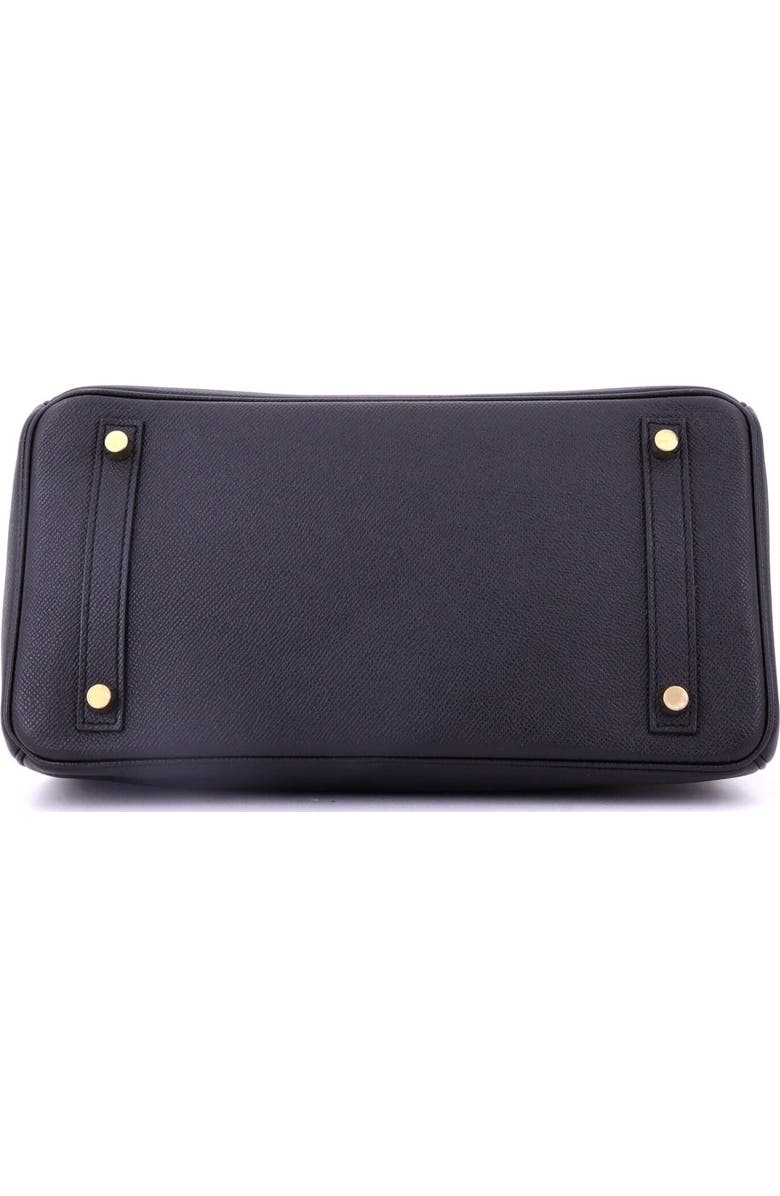 Pre-Owned Hermes Birkin Handbag Black Epsom with Gold Hardware 30, Alternate, color,