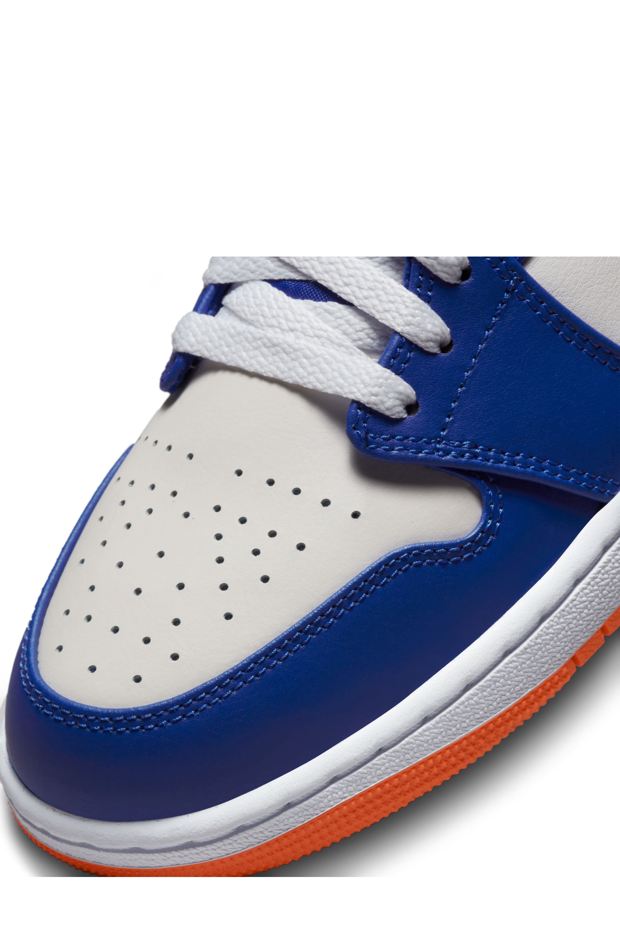 Jordan Air Jordan 1 Mid Sneaker, Alternate, color, Game Royal/ Orange/ White