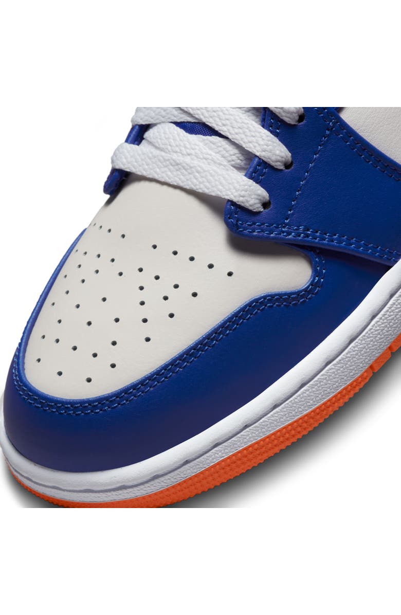 Jordan Air Jordan 1 Mid Sneaker, Alternate, color, Game Royal/ Orange/ White
