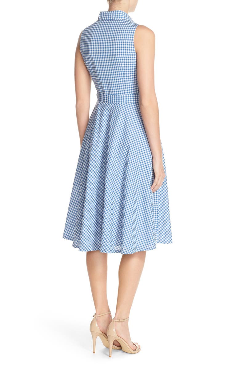 Chetta B Gingham Shirtdress, Alternate, color,