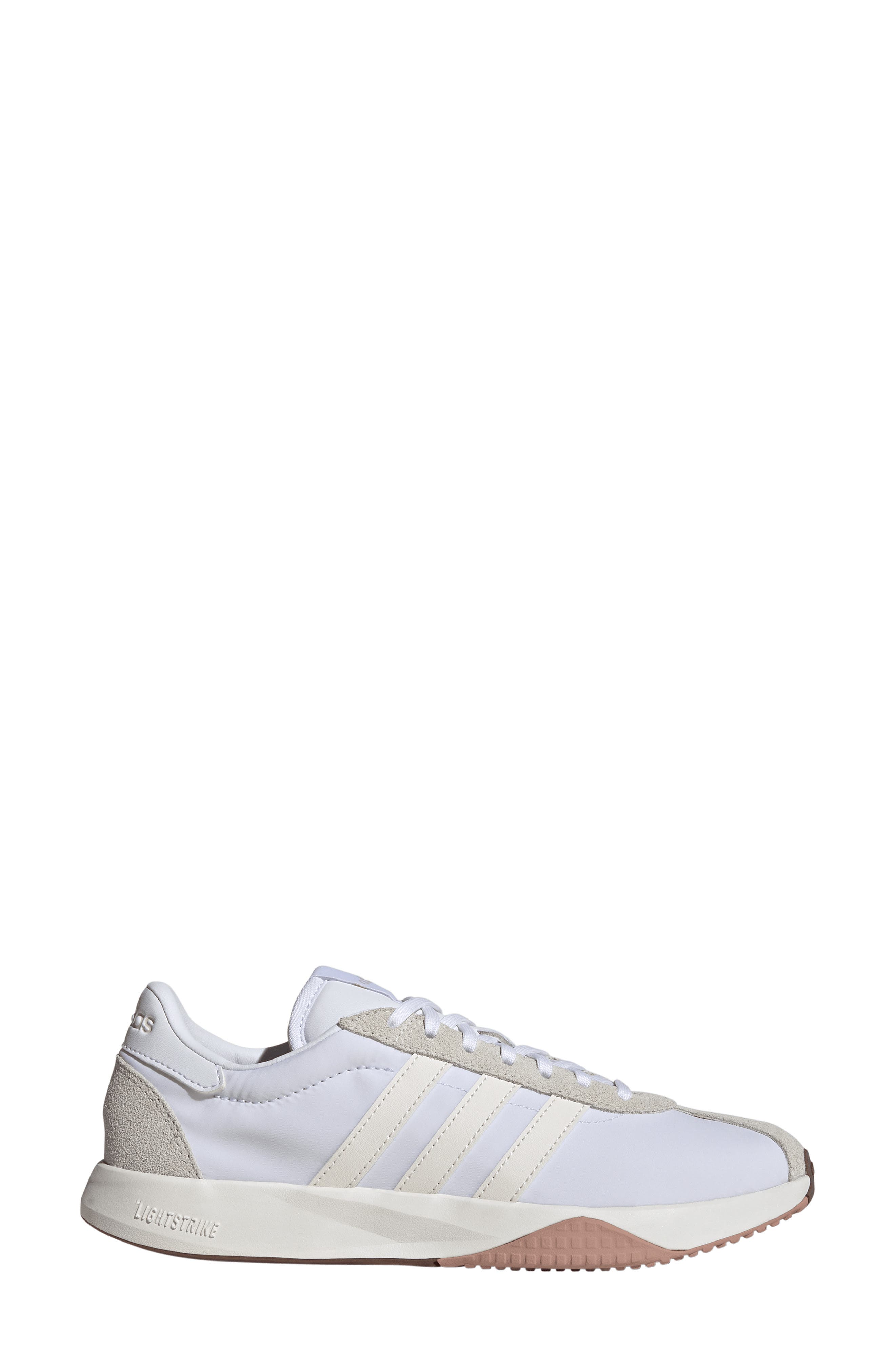 adidas 76/26 Sneaker, Alternate, color, White/ Chalk White/ Quartz