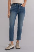KUT from the Kloth Rachael Raw Hem High Waist Crop Mom Jeans