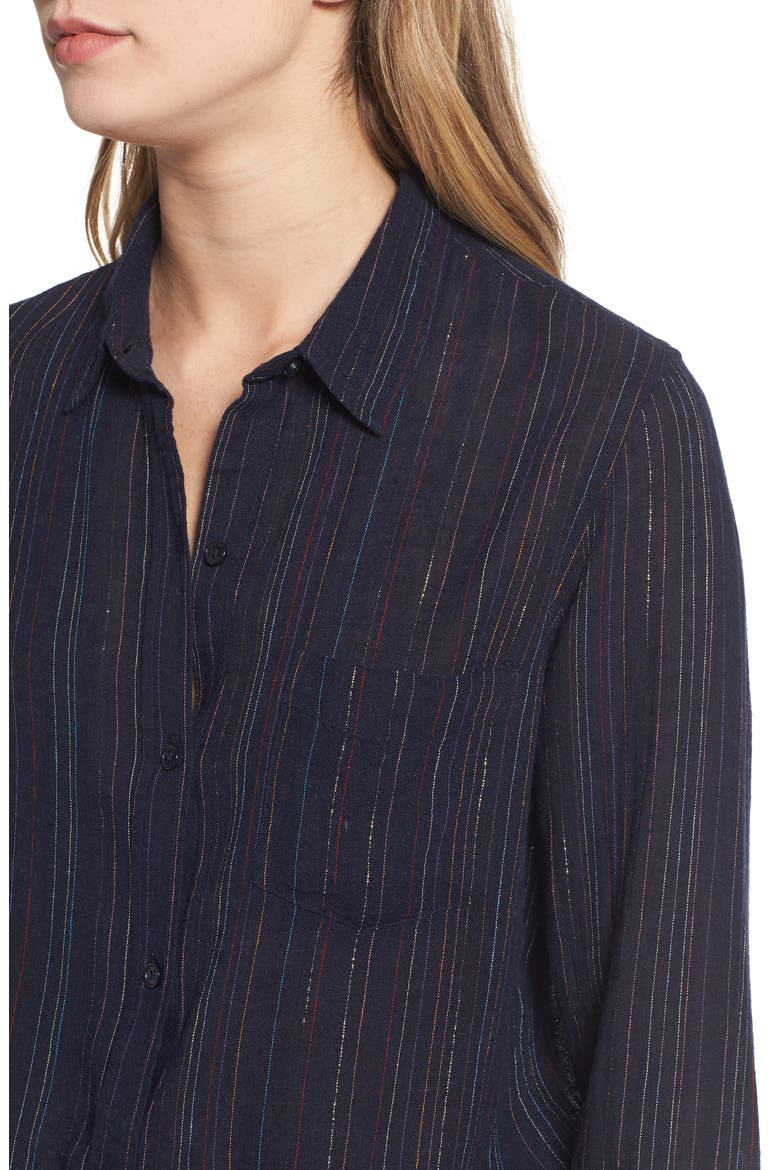 Charli Shirt, Alternate, color, TROPEZ STRIPE