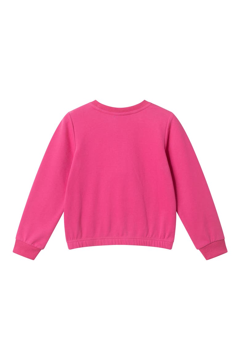 Kids' Print Sequin Graphic Sweatshirt, Alternate, color, PINK