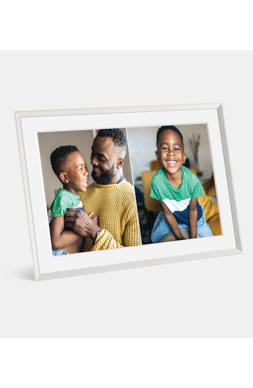 Aura Frames Carver Digital Photo Frame In Clay Mat