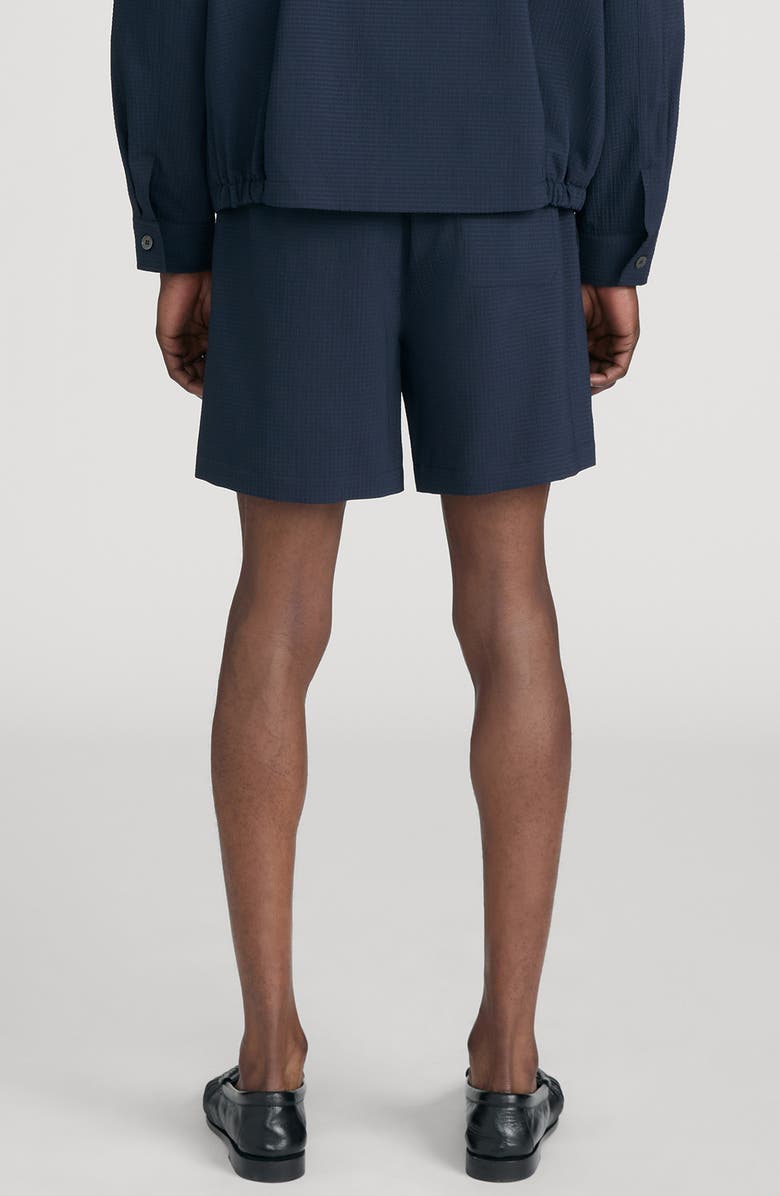 FRAME Seersucker Drawstring Shorts, Alternate, color,