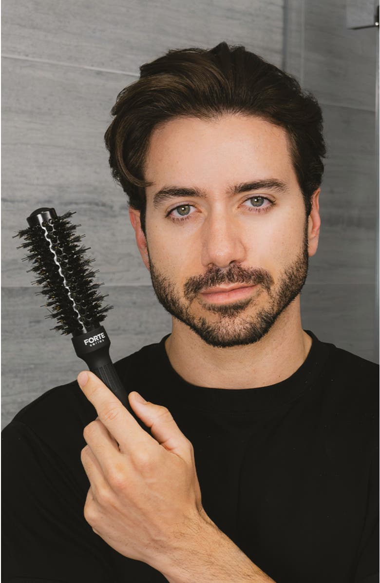 Forte Series Boar Bristle Round Brush, Alternate, color,