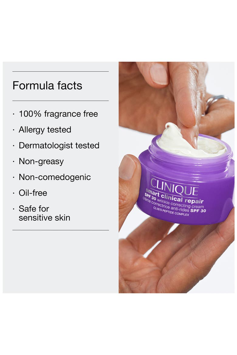 Smart Clinical Repair Broad Spectrum SPF 30 Wrinkle Correcting Face Cream, Alternate, color, NO COLOR