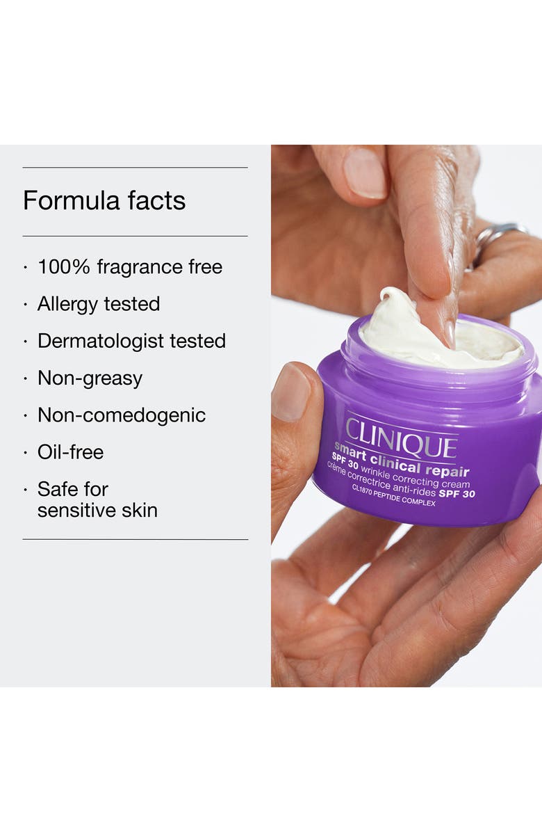 Clinique Smart Clinical Repair Broad Spectrum SPF 30 Wrinkle Correcting Face Cream, Alternate, color,
