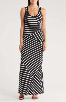 GO COUTURE Panel Maxi Dress