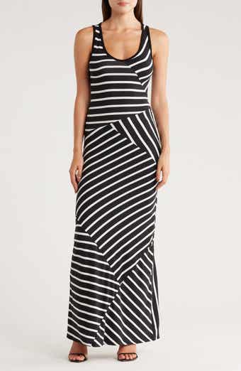 GO COUTURE Panel Maxi Dress