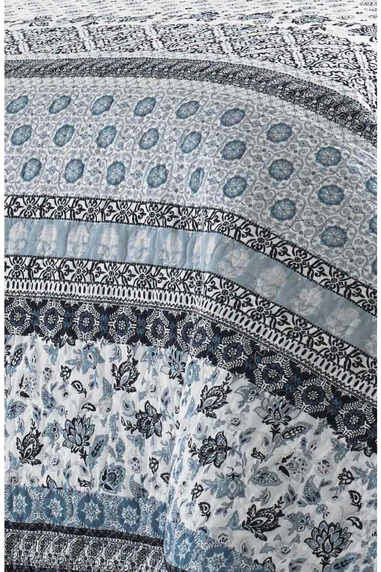 Bexley 136 Thread Cotton Count Quilt Set, Alternate, color, OPEN DARK BLUE