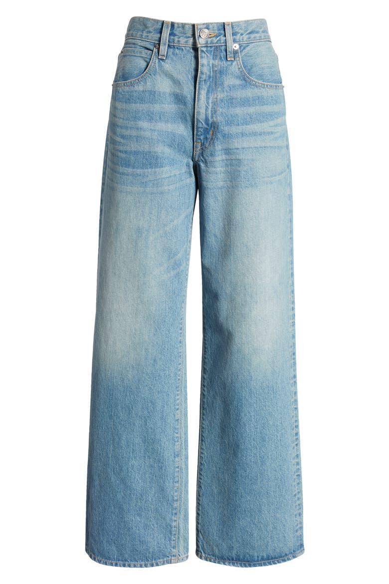 Grace Cotton Wide Leg Jeans, Alternate, color, SWEET THING
